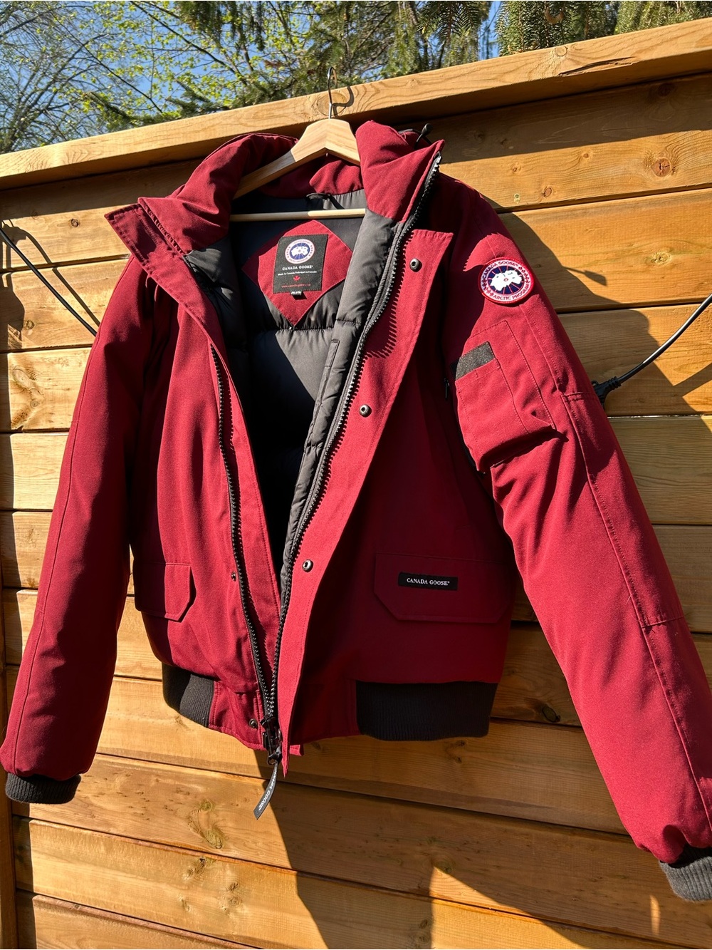 Men’s 2XL Canada Goose Chilliwack Bomber Heritage Jacket in Niagara Grape